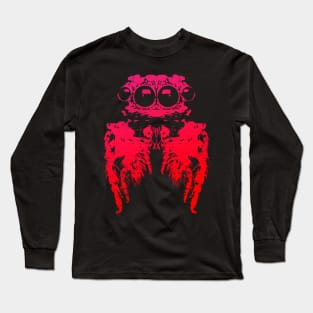 Big Eyes - Red Long Sleeve T-Shirt